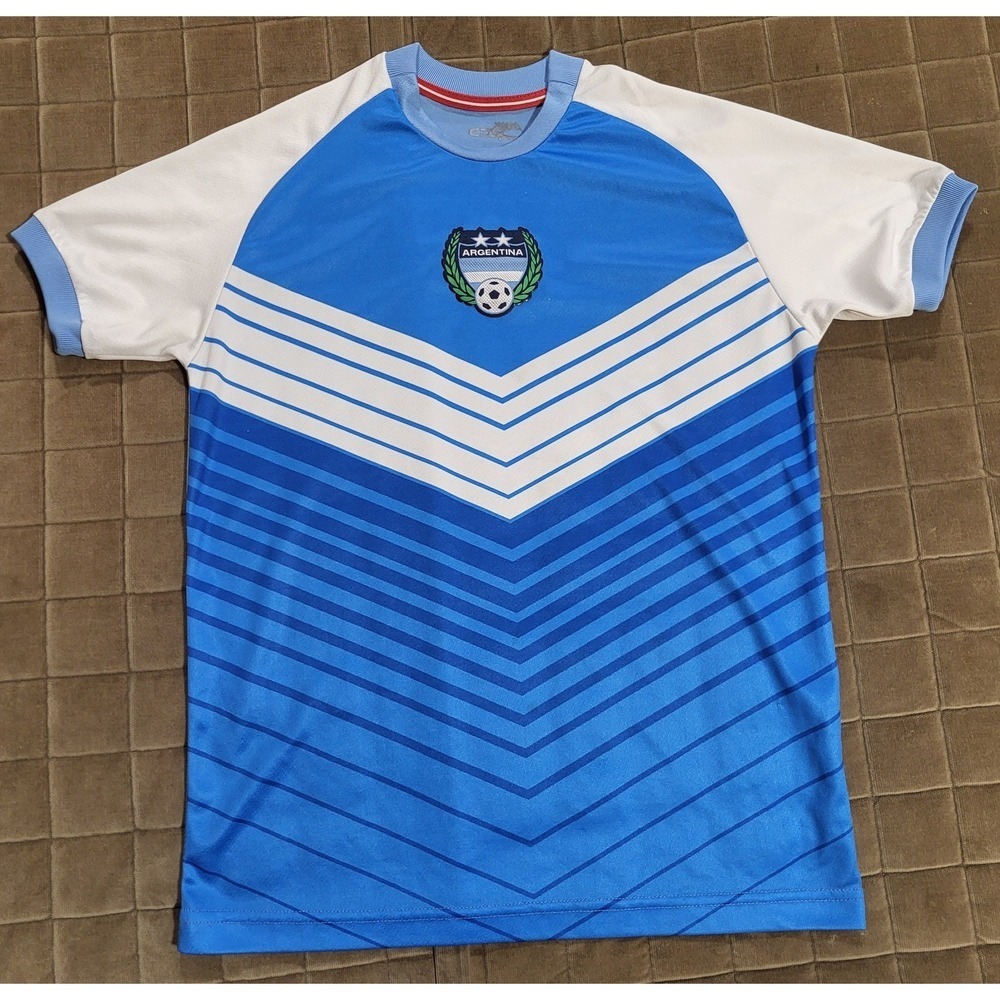 XARA Argentina Soccer Jersey Children's Size YL Blue
